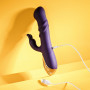 Vibration de Stimulation Double Evolved Playboy Violet Pourpre