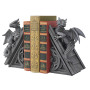 Design Toscano Château du Dragon Décor Gothique Statues Décoratives Serre-livres, 20.25 cm, Ensemble de Deux , polyrésine, pierr