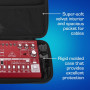 Analog Cases Pulse Case pour Behringer TD-3 ou Crave ou synthétiseurs comparables (Mallette de Transport en EVA/Nylon moulé Dura
