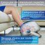 Miko Machine de massage des pieds Shiatsu - Massage en profondeur des tissus améliorant la circulation, le flux sanguin avec un 