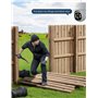 GNCC 4G Caméra de Surveillance Extérieur Solaire 2K PIR Camera Exterieur sans Fil avec Carte Sim sans WiFi, Inclinable à 355°/90