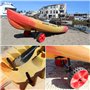 3-dans-1 Chariot de Surf, SUP Chariot de Transport pour Sit-on-Top Kayak, Canoe | Convient pour Les Types de kayaks et canoës av