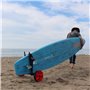 3-dans-1 Chariot de Surf, SUP Chariot de Transport pour Sit-on-Top Kayak, Canoe | Convient pour Les Types de kayaks et canoës av