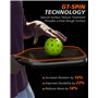 GOTWAH P1 Raquette de pickleball en fibre de carbone 3K + surface T700, approuvée par l'USAPA pour la puissance et le contrôle, 