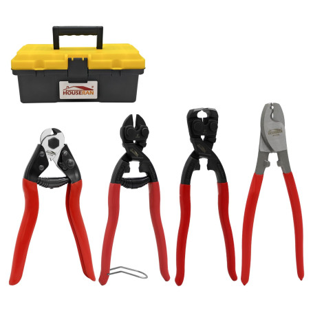 HOUSERAN Kit de 4 Pinces Coupe-Boulons