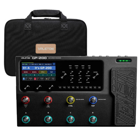 VALETON Pédale d'effet guitare basse Multi-effets Processeur Amp Modélisation IR Cabinets Simulation avec FX Loop MIDI I/O Expre