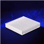 100x100x18mm Module de dissipateur thermique en aluminium 1Pc Dissipateur thermique pour ailettes de transistor haute puissance 