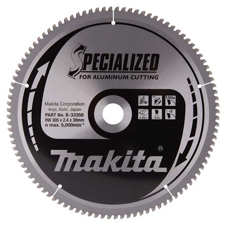 Lame de scie aluminium Ø305mm 100 dents - Makita B-33358