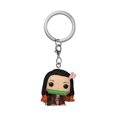 Funko Pop! Keychain: Demon Slayer - Nezuko- Mini-Figurine en Vinyle à Collectionner Porte-clés Fantaisie - Cadeau de Noël - Idée