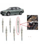 Twowinds - Bougie de Préchauffage Compatible avec BMW E46 E53 E60 E61 E63 E64 E65 E83 E91 E92-12237786869 - Chauffage (6 pièces)
