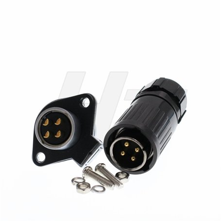 HangTon HP20 Connecteur circulaire 4 broches 30 A étanche pour appareils industriels extérieurs