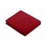 STOF - Drap Plat - Taille 300x240 cm - 100% Coton - Couleur Rouge - Modèle Alicia - Qualité Exceptionnelle - Certifié Oeko-Tex -