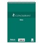 Oxford Conquerant Bloc‐Notes Sténo A5 Uni 180 Pages Reliure Intégrale Couverture Carte Verte