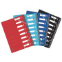 OXFORD Trieur TopFile+ 8 Compartiments Format A4 Fermeture Elastique Couverture Multistrat Agrafe Couleur Aleatoire