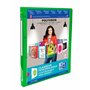 OXFORD Classeur Polyvision A4 Dos 20mm 4 Anneaux Ronds Couverture Polypro Translucide Coloris Assortis