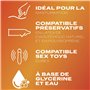 DUREX Lot de 3 Gels Lubrifiants Intimes - Gel De Massage 2 en 1 Ylang Ylang 200ml - Perfect Gliss Lubrifiant Anal 100ml - Hot Ge