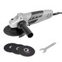 Meuleuse 125mm 900W + 3 disques à tronçonner