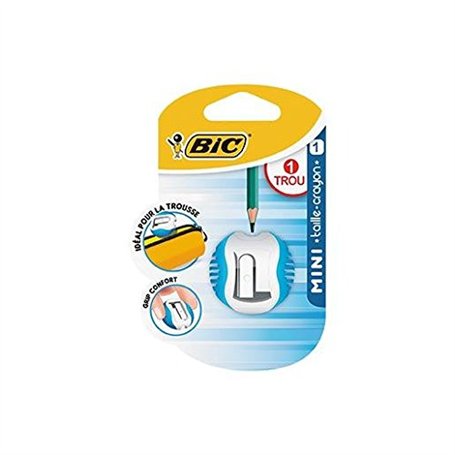 BIC Taille-Crayons MINI Grip 1 trou Coloris Aléatoire
