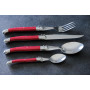 Laguiole Production - Ménagère 24 pièces - Set de Couverts de Table Acier INOX et ABS pour 6 Personnes - Présentation Coffret Ca
