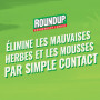 RoundUp Désherbant Concentré Multi-usages 700mL à base d'acide Pélargonique - Jusqu'à 304m²- Effets visibles en 1h