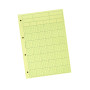 Exacompta - Réf. 5706E - 1 Bloc de contrôle comptable/audit - 6 colonnes sur 1 page - 70 feuillets en papier jaune antireflets 8