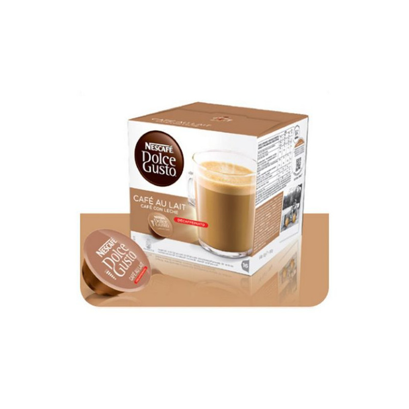 Capsules de café Nescafé Dolce Gusto 97934 Café Au Lait (16 uds) Décaféiné