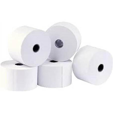 Exacompta - Réf. 43807E - Lot de 5 bobines pour tickets de caisse - largeur 80 mm x diamètre 72 mm - mandrin 12 mm - 1 pli therm