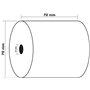 Exacompta - Réf. 40513E - Lot de 10 bobines pour machine à calculer- Largeur 70mm x diamètre 70mm - 1 pli offset extra-blanc 60g