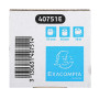 Exacompta - Réf. 40751E - Carton de 120 bobines pour tickets de carte bancaire - largeur 57mm x diamètre 40mm - mandrin 12mm - 1
