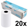 Exacompta - Réf. 5740100SE - Carton de 20 bobines pour tickets de carte bancaire - largeur 57 mm x diamètre 40 mm - mandrin 12 m