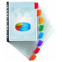 Viquel - Lot de 8 intercalaires personnalisables format A4 MAXI - RAINBOW CLASS - Onglets personnalisables
