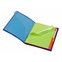 VIQUEL Trieur HAPPY FLUO PP 5/10e 6 touchesFormat A4. Coloris Bleu