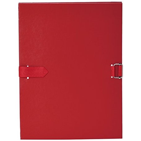 Exacompta - Réf. 30109H - 1 chemise à dos extensible en polypropylène couleur - 1 rabat en pied - fermeture par sangle - boucle