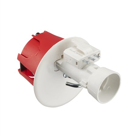 Boite encastrement - Boite té - Prise electrique murale - Cache boite electrique - Boite Point De Centre Cloison Seche D67 Rouge