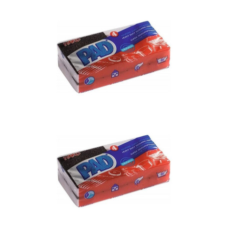 8 Pads Tampon éponge Super récurant Hard Pad