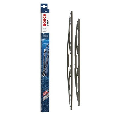 Bosch Balais d'Essuie–Glace Plats Conventionnel Twin 866