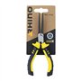 RHINO - Mini pince à bec long 150 mm - Fabriqué en Acier haute qualité - Idéal pour du travail dans des petits espaces - Longueu
