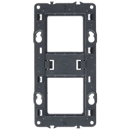 Support à vis pour 2 postes ou 4 à 5 modules pour Mosaic