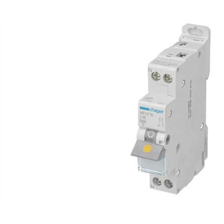Disjoncteur 20 A P+N HAGER VIS MFN720
