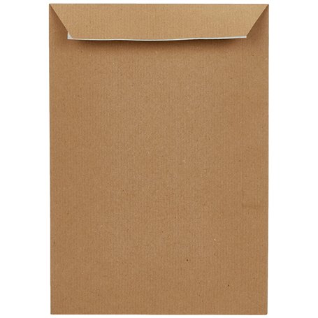 GPV Boîte de 500 pochettes kraft auto-adhésives 90g Format B5 176x250mm