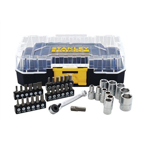 Stanley - COFFRET STAKBOX S - 1/4’’ - JEU DE 37 PCS - FATMAX - FMMT19101-0