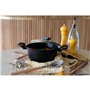 Faitout - MENASTYL - 6020646 - En alumimium forgé - 20 cm - Noir - Tous feux dont induction