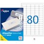 Apli 102163 Boîte de 8000 Etiquettes multi-usage A4 35