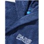 PSG PARISIAN Peignoir Enfant | 100% Coton | OEKO-TEX | Taille 6/8 ans | Brodé Garçon | Bleu