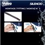 VALEO Silencio Essuie-glace - VF453 - Kit de Balais d'Essuie-glace Plat d'Origine de Haute performance, Visibilité Supérieure su