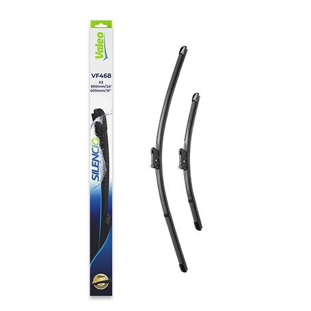 VALEO Silencio Essuie-glace - VF468 - Kit de Balais d'Essuie-glace Plat d'Origine de Haute performance