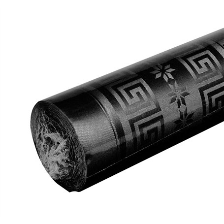 Pro Nappe - Réf. R485034I - Nappe en papier damassé jetable en rouleau de 50 m de long x 1