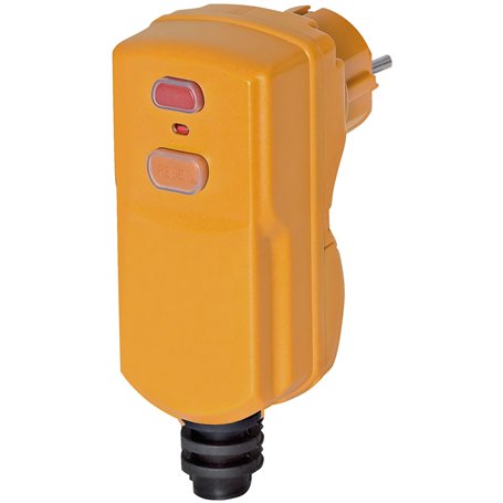 Brennenstuhl Fiche jaune avec protection différentielle 10mA (IP55
