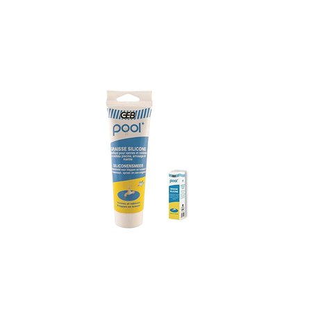 GEB POOL Graisse Silicone de contact qualité eau potable pour robinets et vannes - Blanc - Tube 20g