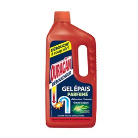 Ouragan Déboucheur Epais Parfumé Fraîcheur Eucalyptus 15 minutes 1 L